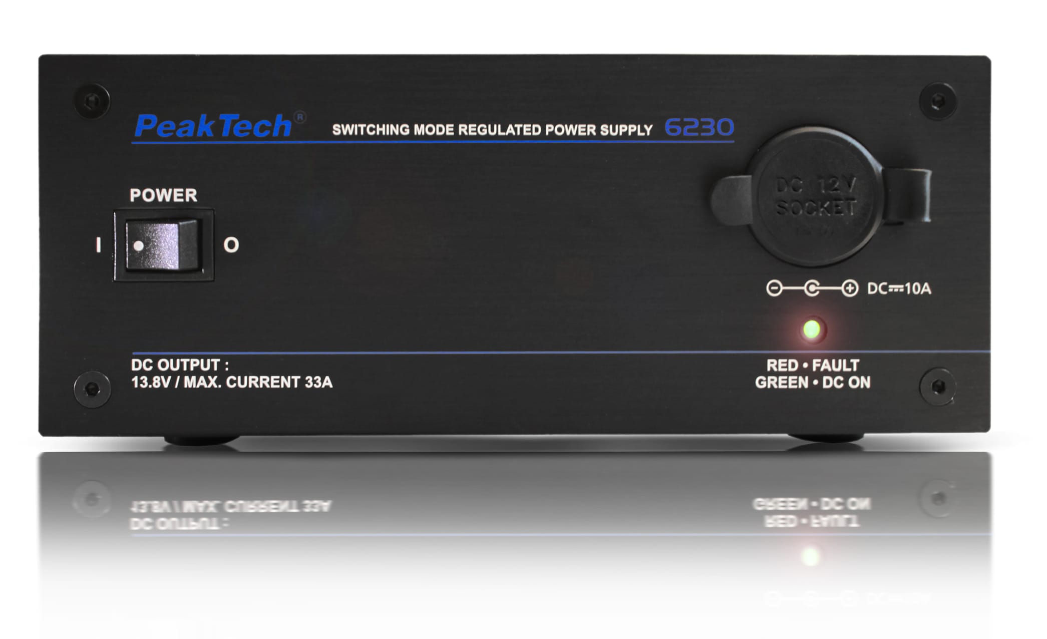 PeakTech® P 6230 Power Supply with automotive power socket