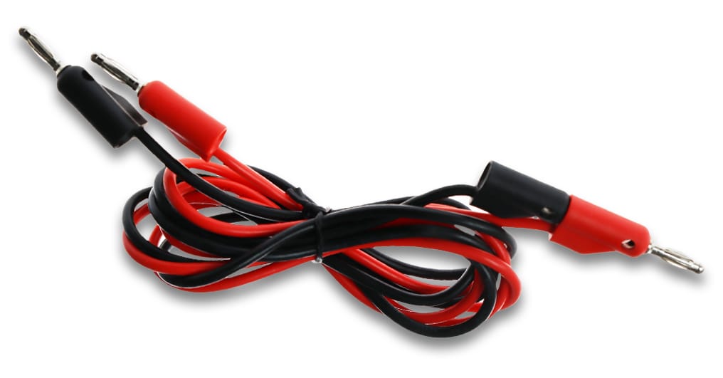 PeakTech® P 7045 Leads for laboratory power supplies with coupling