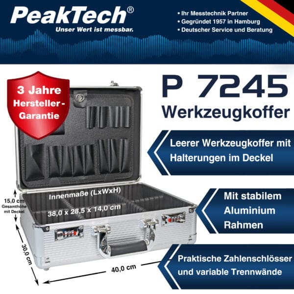 PeakTech® P 7245 Tool case 400 x 150 x 300 mm - Image 2