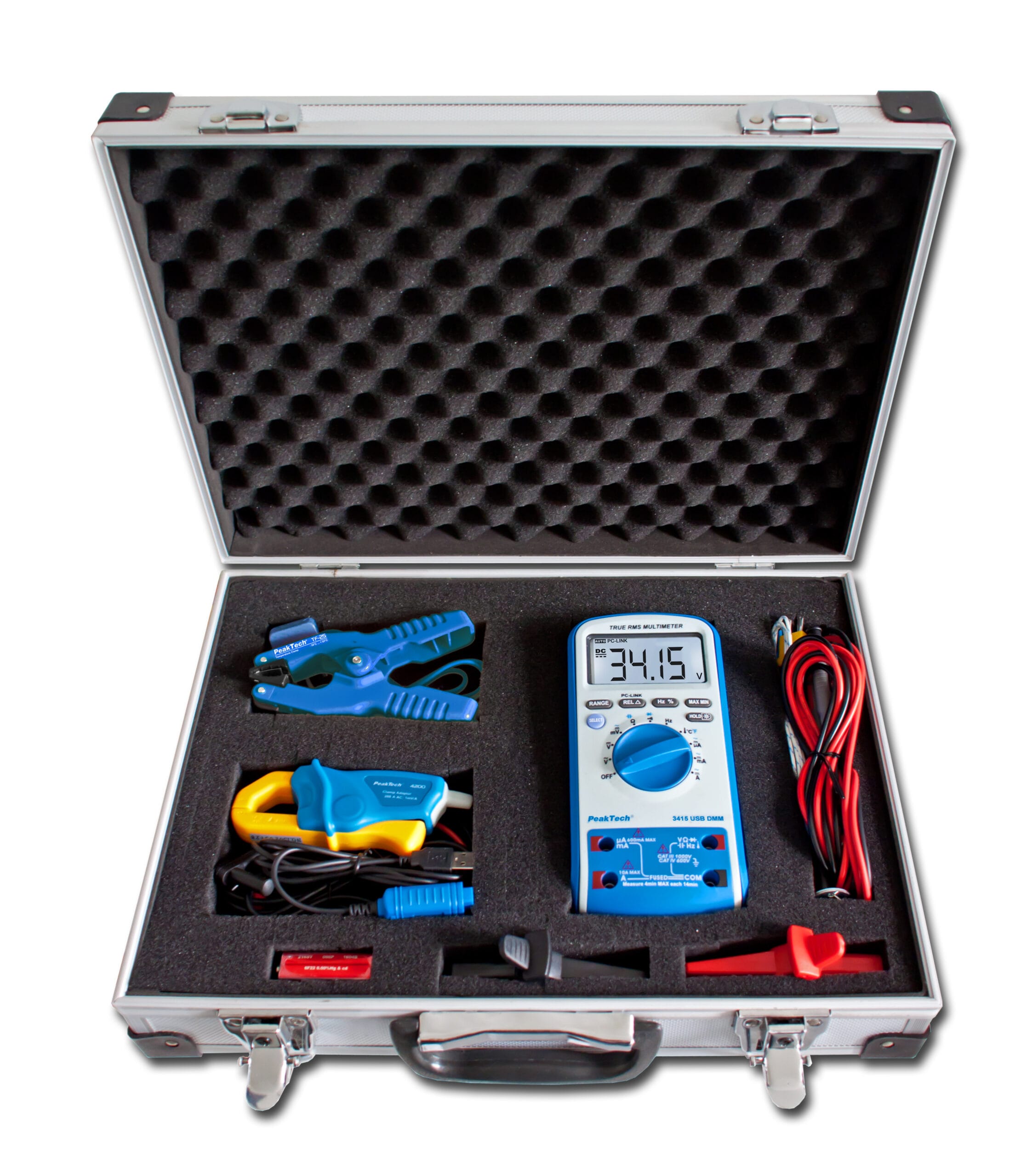 PeakTech® P 8100 Measurement Equipment Set DMM & Clamp Meter