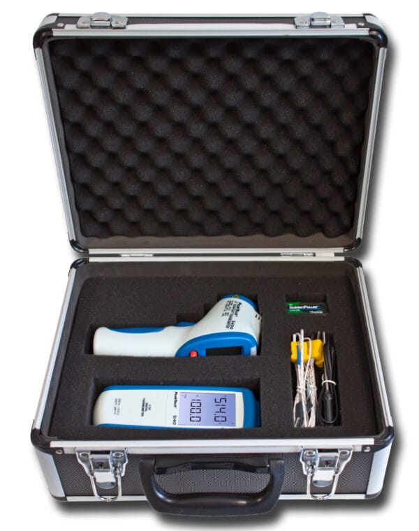 PeakTech® P 8104 Measurement Equipment Set Temperature & Dew Point