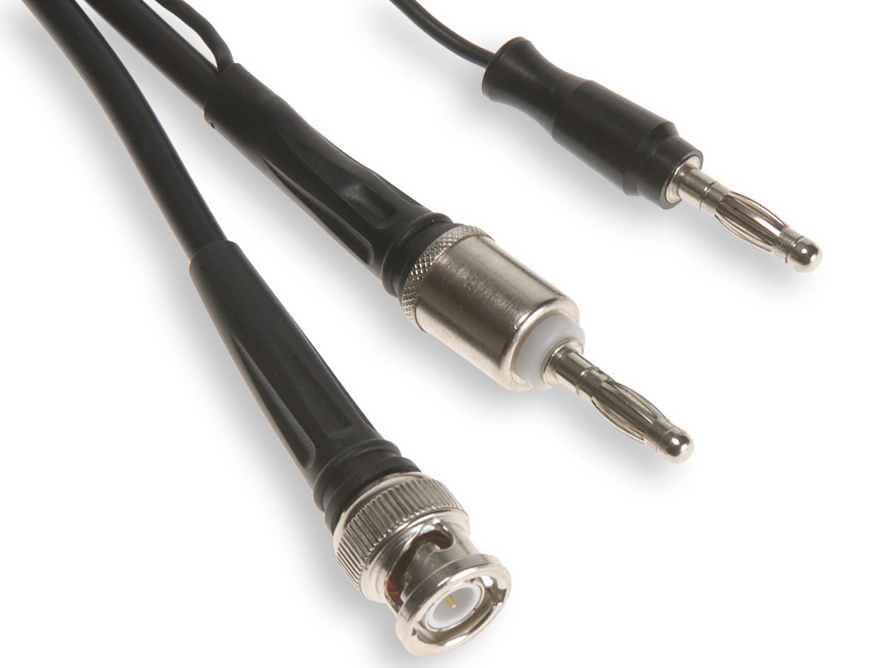PeakTech® MKS-1 BNC to 4 mm banana plug ~ measuring cable -100 cm length