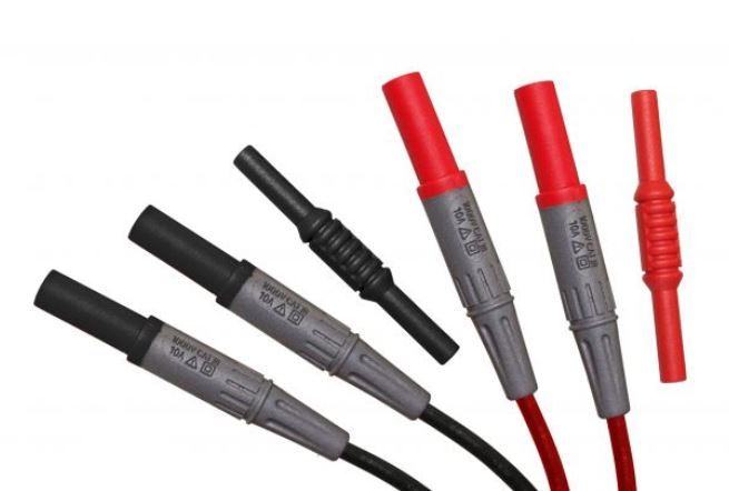 peaktech® p 7005 test leads for digital multimeter with extension