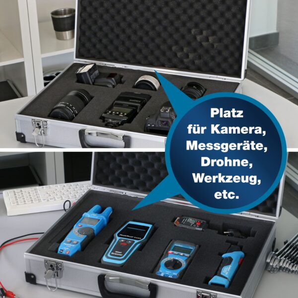 peaktech® p 7270 carrying case for measurement instruments