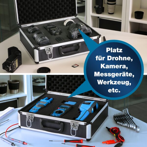 peaktech® p 7305 carrying case for measurement instruments