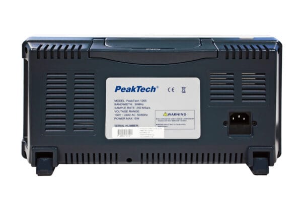 PeakTech® P 1265 30 MHz/2CH, 250 MS/s, Digital Storage Oscilloscope - Image 6