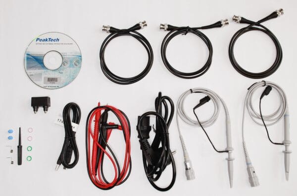 PeakTech® P 1356 60 MHz / 2 CH, 1 GS/s touchscreen oscilloscope - Image 4