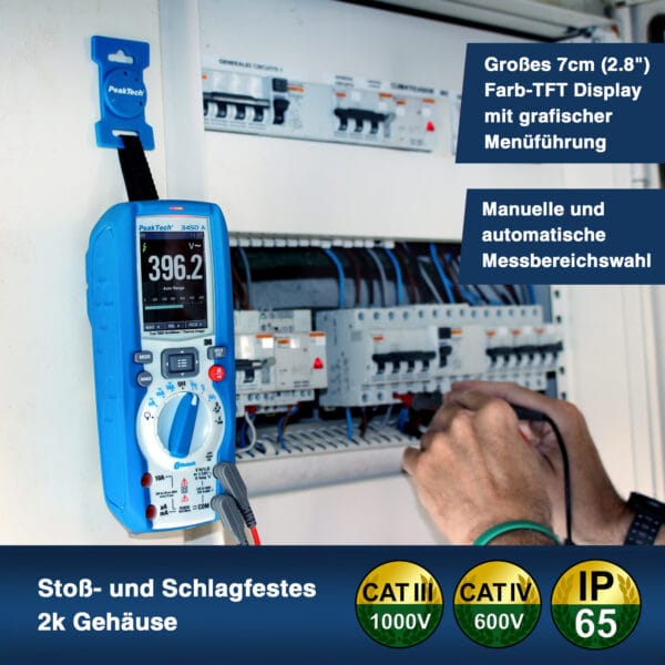 PeakTech® P 3450 A TrueRMS multimeter & thermal imaging camera - Image 3
