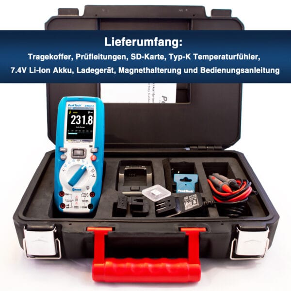 PeakTech® P 3450 A TrueRMS multimeter & thermal imaging camera - Image 7