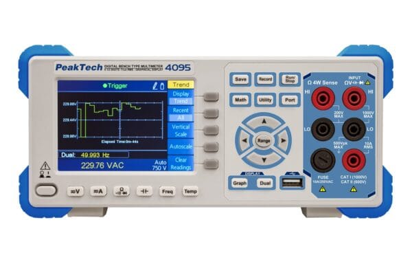 PeakTech® P 4095 Graphical bench multimeter, 60.000 counts with TFT - Image 4