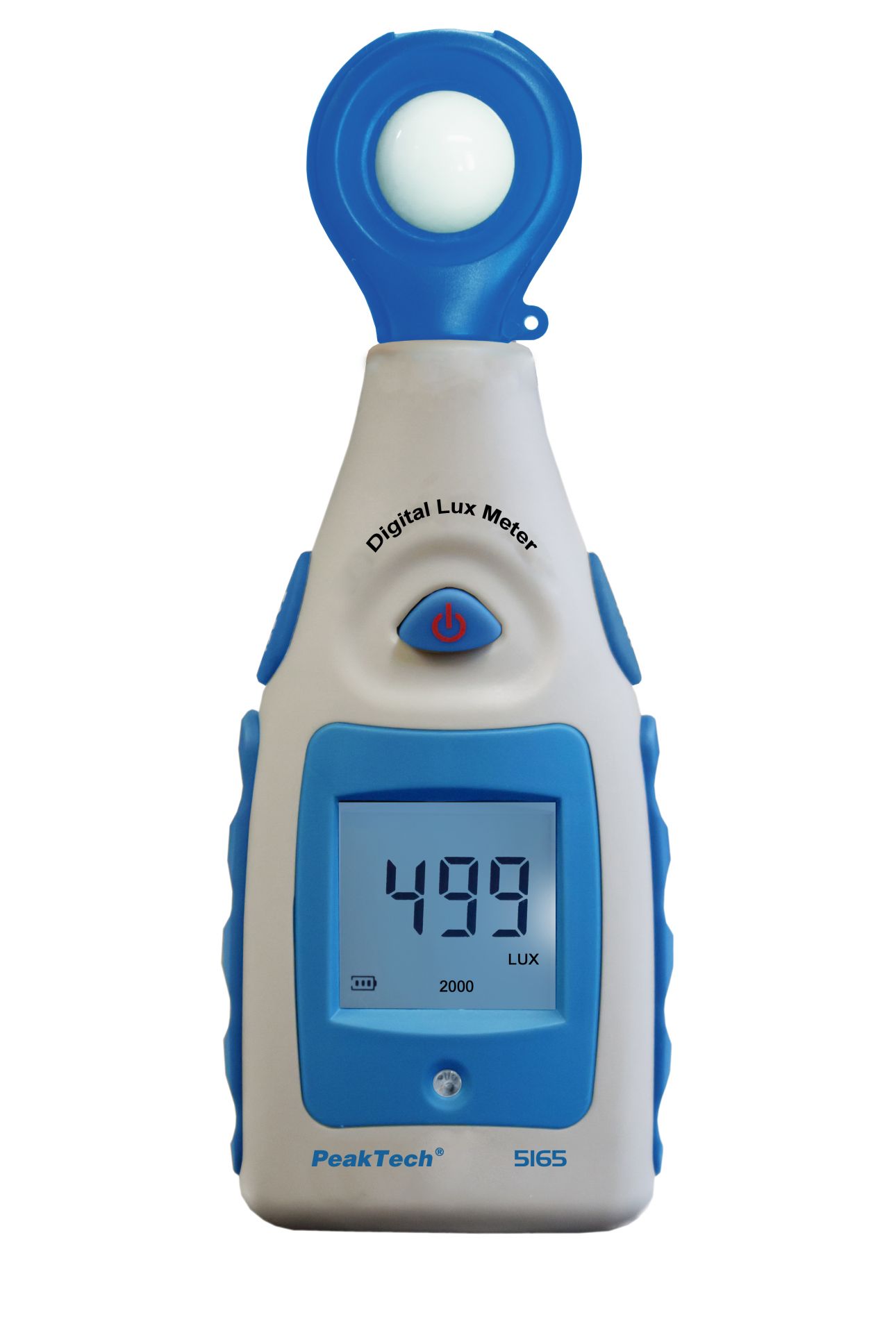 peaktech® p 5165 digital lux meter 0...200.000 lux