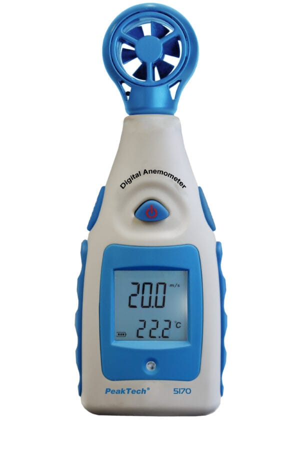 PeakTech® P 5170 Vane anemometer with thermometer