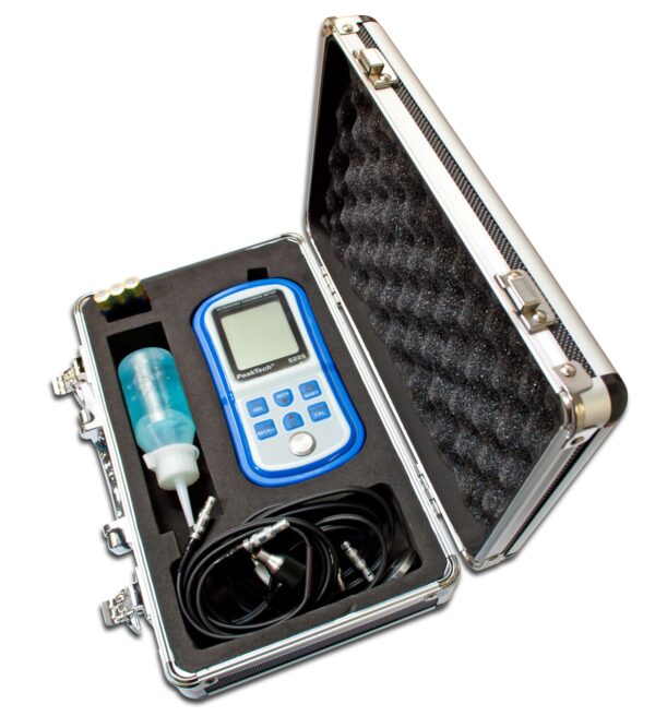 peaktech® p 5225 ultrasonic coating & material thickness meter