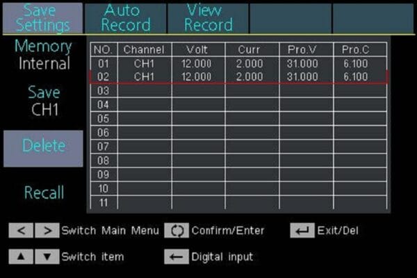 PeakTech® P 6181 Programmable DC Power Supply - Image 4