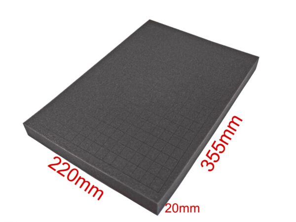 peaktech® p 7260 s foam for aluminum case p 7260