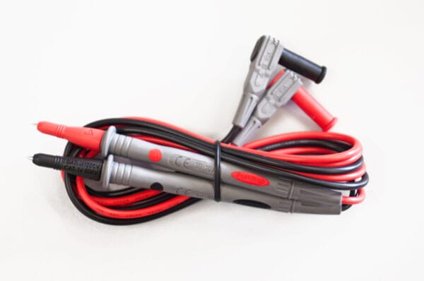 PeakTech® TKS-4 Test Leads with 4 mm spring-contact probe tip - Image 2