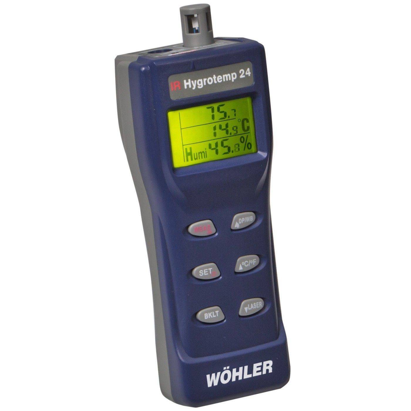 Wöhler IR Hygrotemp 24