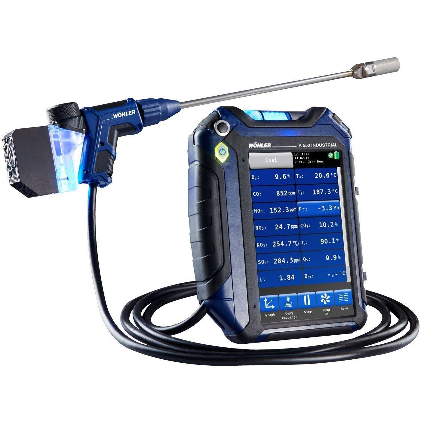 Wöhler A 550 Industrial Flue Gas Analyser